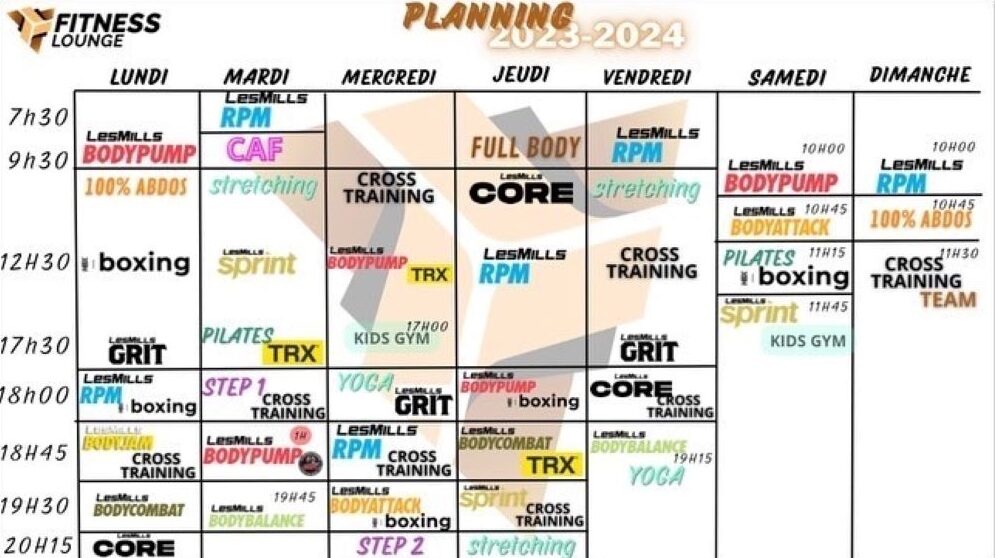 , Planning, Fitness Lounge