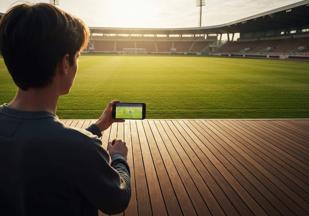 Comment regarder un match de foot en direct sur son téléphone ?