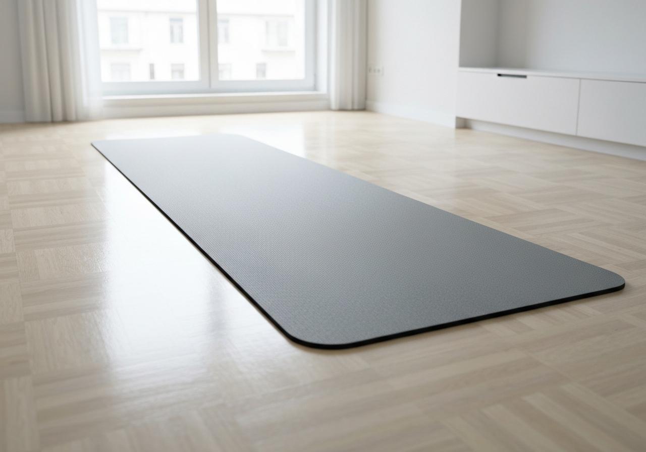 Exercices au sol poids du corps tapis de sport