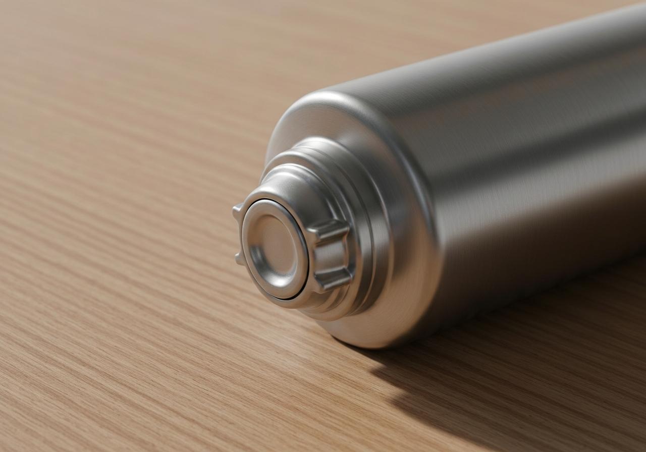 Gourde inox double paroi sport fond épuré
