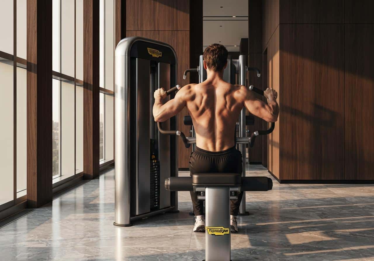 Machine musculation dos technogym