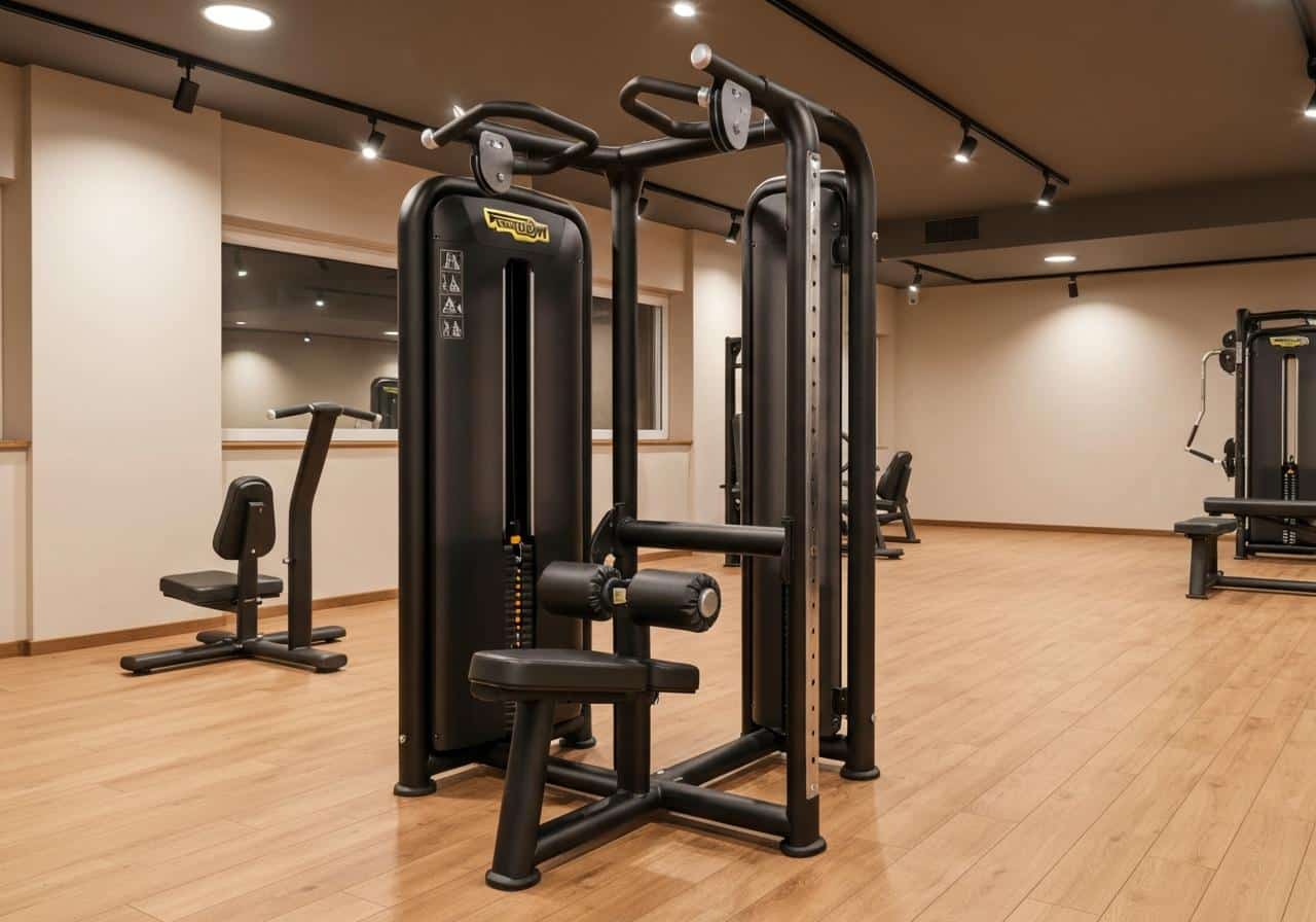 Machine Pulldown Technogym Selection en salle de sport professionnelle