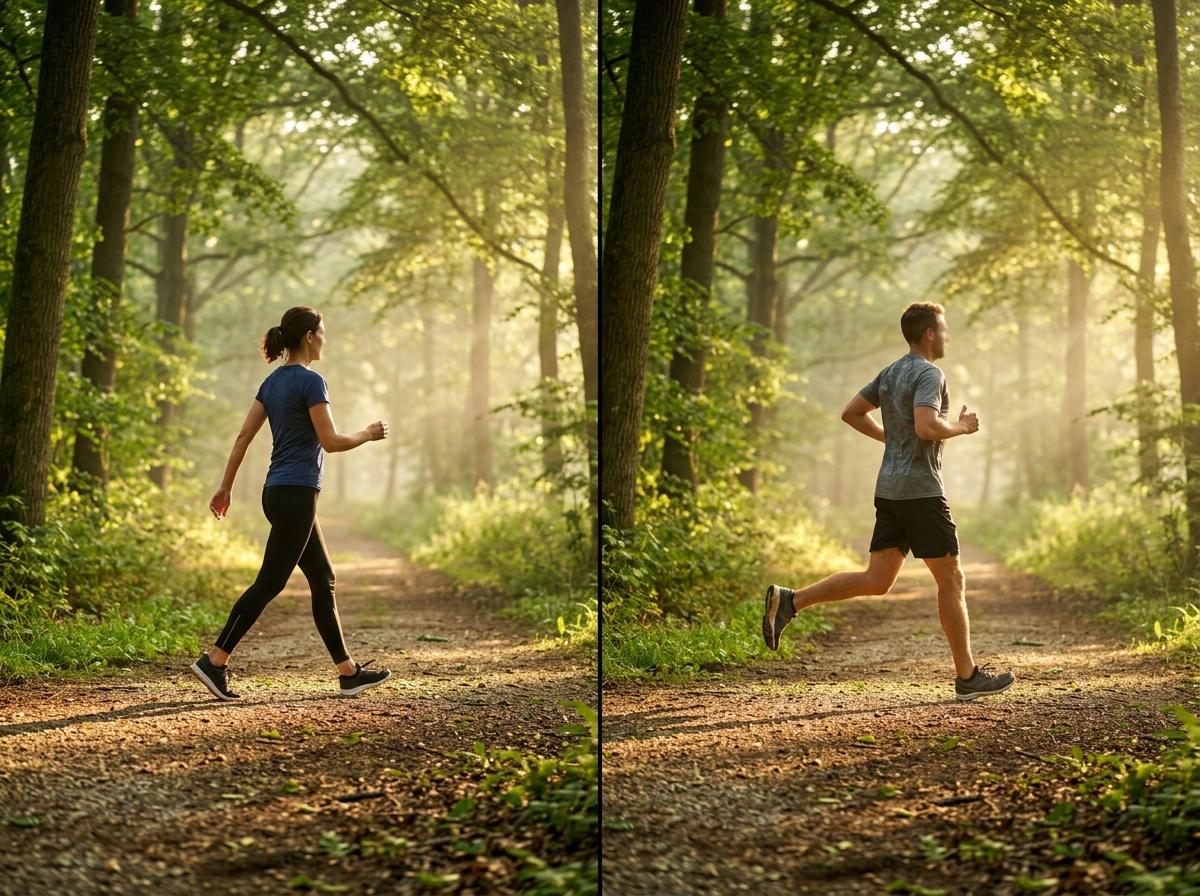 Est-ce que la marche rapide est aussi efficace que la course ?