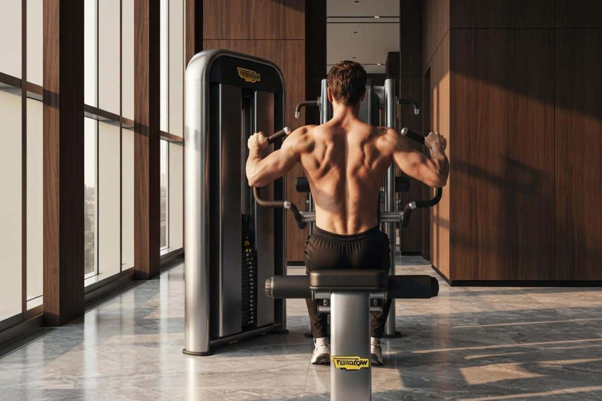 Machine musculation dos technogym